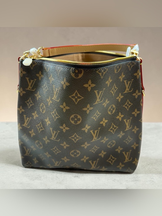 Source Unknown Handbags - Monogram Canvas Brown Shoulder Bag